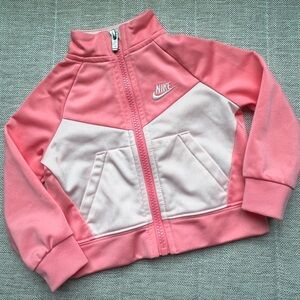Nike Coral and Light Pink Jacket